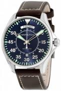 Hamilton Herrklocka H64615545 Blå/Läder Ø42 mm