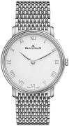 Blancpain Herrklocka 6605-1127-MMB Villeret Vit/Stål Ø40 mm