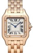 Cartier Damklocka WJPN0009 Panthere De Silverfärgad/18 karat