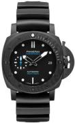 Panerai Herrklocka PAM02231 Submersible Svart/Gummi Ø42 mm