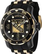 Invicta Herrklocka 42324 NHL Svart/Stål Ø48 mm