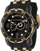 Invicta Herrklocka 42308 NHL Svart/Stål Ø48 mm