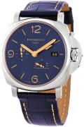 Panerai Herrklocka PAM00964 Luminor Blå/Läder Ø45 mm