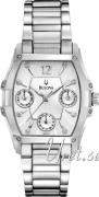 Bulova Damklocka 96P127 Diamond Silverfärgad/Stål