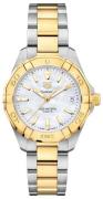 TAG Heuer Damklocka WBD1320.BB0320 Aquaracer Lady Vit/18 karat gult