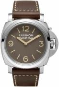 Panerai Herrklocka PAM00663 Luminor Beige/Läder Ø47 mm