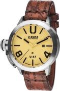 U-Boat Herrklocka 8106 Classico Beige/Läder Ø47 mm