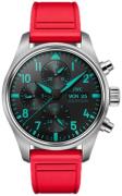 IWC Herrklocka IW388114 Pilots Svart/Gummi Ø41 mm