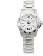 Longines Damklocka L3.247.4.16.6 HydroConquest Ladies Vit/Stål Ø29