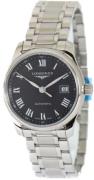 Longines Damklocka L2.257.4.51.6 Master Svart/Stål Ø29 mm