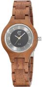 ETT Eco Tech Time Damklocka ELW-12124-22SET Specialist Wood Grå Ø36