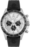 Philipp Plein Herrklocka PWVAA0523 Street Couture Silverfärgad/Gummi