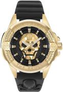 Philipp Plein Herrklocka PWAAA0521 The Skull Svart/Läder Ø44 mm