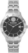 Versus by Versace Damklocka VSP460118 Svart/Stål Ø38 mm