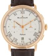 Blancpain Herrklocka 6680F-3631-55B Villeret Vit/Läder Ø43.6 mm