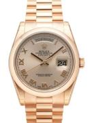 Rolex Herrklocka 118205F-0013 Day-Date 36 Champagnefärgad/18 karat