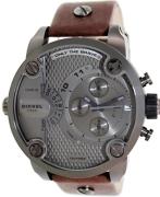 Diesel Chronograph Herrklocka DZ7258 Grå/Läder Ø51 mm