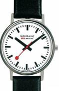 Mondaine 99999 Herrklocka A660.30314.11SBB Vit/Läder Ø36 mm