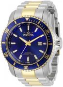 Invicta 99999 Herrklocka 30557 Blå/Gulguldtonat stål Ø48.8 mm