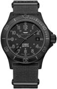 Glycine Combat GL0086 Svart/Textil Ø42 mm