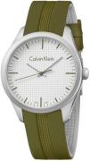 Calvin Klein Color Herrklocka K5E51FW6 Vit/Gummi Ø40 mm