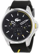 Lacoste Capbreton Herrklocka 2010978 Svart/Gummi Ø49 mm