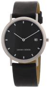 Danish Design Classic Herrklocka 3316110 Svart/Läder Ø37 mm