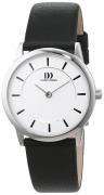 Danish Design Classic Damklocka 3324588 Vit/Läder Ø29 mm