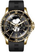 Invicta Character Damklocka 38651 Svart/Gummi Ø40 mm