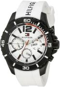 Tommy Hilfiger 99999 Herrklocka 1791146 Vit/Gummi Ø46 mm