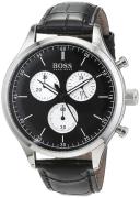 Hugo Boss Chronograph Herrklocka 1513543 Svart/Läder Ø42 mm