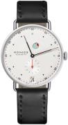 Nomos Glashütte Metro Herrklocka N-1101 Silverfärgad/Läder Ø37 mm