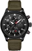 IWC Herrklocka IW389104 Pilots Svart/Läder Ø44.5 mm