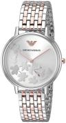 Emporio Armani Damklocka AR11113 Silverfärgad/Roséguldstonat stål