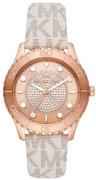 Michael Kors Damklocka MK6980 Runway Roséguldstonad/PVC