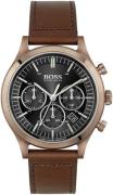 Hugo Boss Herrklocka 1513800 Svart/Läder Ø44 mm