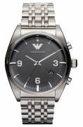 Emporio Armani Herrklocka AR0369 Svart/Stål Ø42 mm