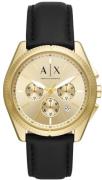 Armani Exchange Herrklocka AX2861 Giacomo Guldtonad/Läder Ø43 mm