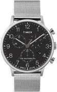 Timex Herrklocka TW2T36600 The Waterbury Svart/Stål Ø40 mm