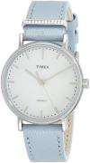 Timex Damklocka TW2R70300 Fairfield Vit/Läder Ø37 mm