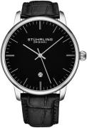 Stührling Original Herrklocka 3997XL.2 Svart/Läder Ø43 mm