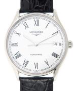 Longines Herrklocka L4.860.4.11.2 Lyre Vit/Läder Ø35 mm