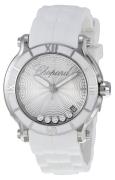 Chopard Damklocka 278551-3001 Happy Sport Silverfärgad/Gummi Ø36 mm