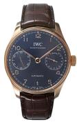 IWC Herrklocka IW500702 Portuguese Grå/Läder Ø42.3 mm