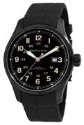 Hamilton Herrklocka H70685333 Officer Svart/Gummi Ø44 mm