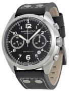 Hamilton Herrklocka H76416735 Pilot Svart/Läder Ø41 mm