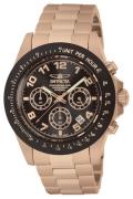 Invicta Herrklocka 10706 Speedway Brun/Roséguldstonat stål Ø43 mm