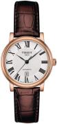 Tissot Damklocka T122.207.36.033.00 Carson Silverfärgad/Läder Ø30