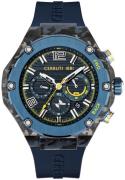 Cerruti 1881 Herrklocka CIWGQ2113802 Blå/Gummi Ø44 mm