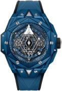 Hublot Herrklocka 418.EX.5107.RX.MXM21 Big Bang 45Mm Blå/Gummi Ø45